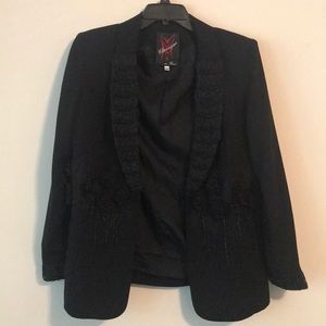 Black suit jacket